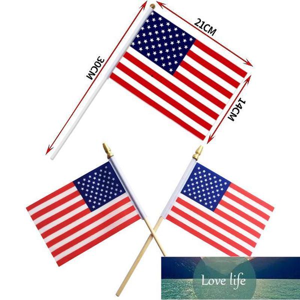 3X5 Ft Bandiera americana 90 * 150 cm Stati Uniti Stelle Strisce USA Bandiere Stati Uniti Elezioni generali Paese Banner OWA5926