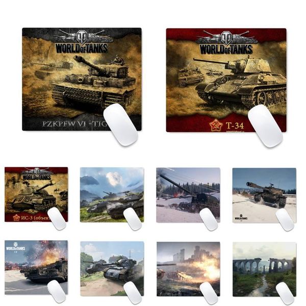 

mouse pads & wrist rests world of tanks diy design pattern game mousepad desk table protect office work mat pad non-slip lapcushion