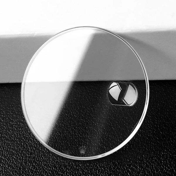 

repair tools & kits sapphire crystal for day date series double dome with steped edge logo laser marker anti-scratch watch glass 11823