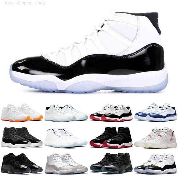 

wholesale bright citrus 11 11s jumpman men women basketball shoes jubilee cool grey legend blue low bred metallic silver mens trainers, Black