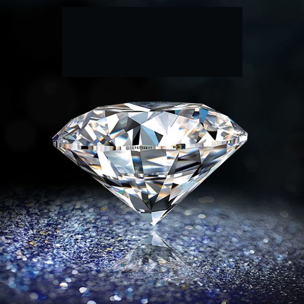 

100% genuine loose gemstones moissanite stones gra 1ct d color vvs1 lab stone excellent cut for diamond ring in bulk gem, Black
