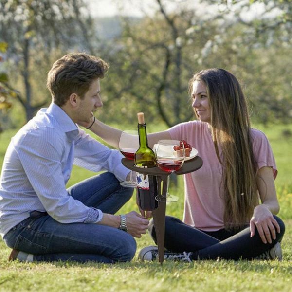 

camp furniture portable wine table outdoor folding for outdoors garden sets mesa travel beach plegable q0u6