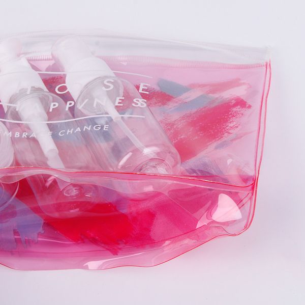 

2020 new portable messenger bag trend color 89 contrast mini shell transparent beach color jelly bag25, Red;black