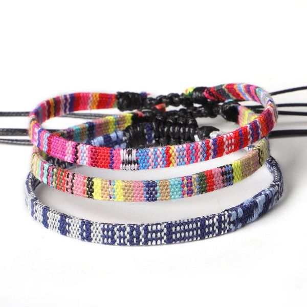 

tennis fashion chain ethnic bohemian durable jewelry rainbow handmade bracelet friendship, Golden;silver