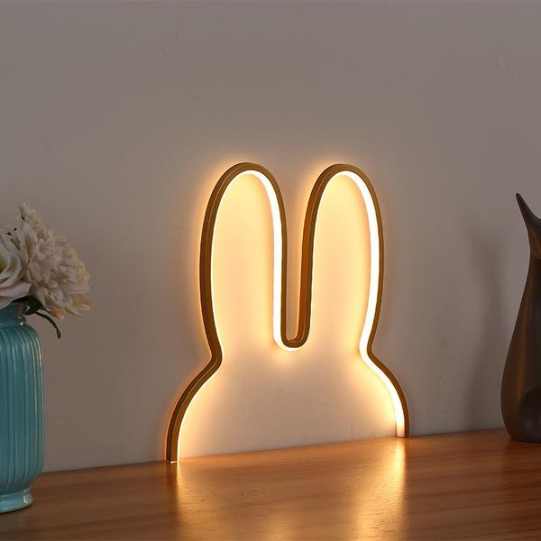 

night lights small light usb powered led cute animal children baby bedside bedroom holiday gif