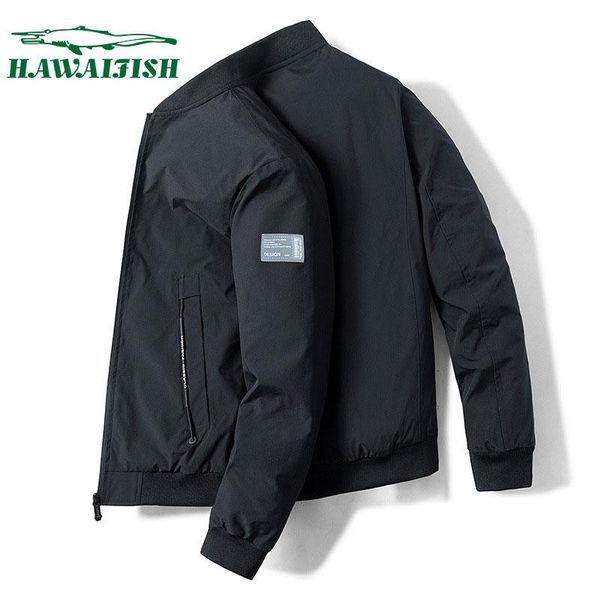 

men's jackets hawaifish brand jacket 2021 autumn and winter jaquetas masculina fashion casual veste homme, Black;brown