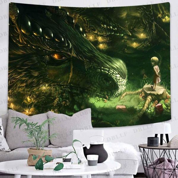 

tapestries simsant fairy tale forest tapestry mountain art wall hanging for living room home dorm decor