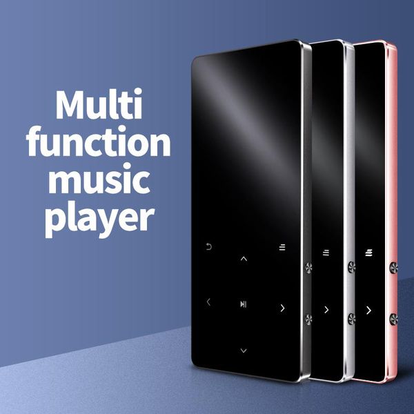

player x3 with bluetooth speaker touch key built-in 4gb 8gb 16gb hifi metal mini portable walkman radio fm hd recording mp3 & mp4 players