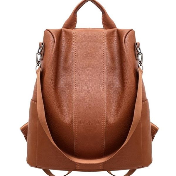 

outdoor bags anti-theft backpack classic solid color shoulder bag