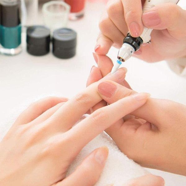 

nail gel art ceramic polishing repair and remover exfoliating tip bit machine drill accessories peeling too q8m7, Red;pink
