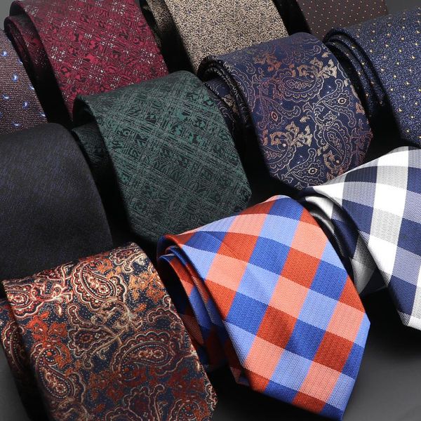 

neck ties arrival men's tie classic stripe flower floral 8cm jacquard luxury necktie accessories daily wear cravat wedding party gift, Blue;purple