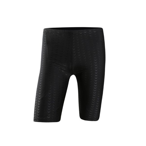 

5-inch men's shark skin swimming trunks, White;black