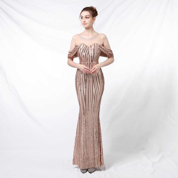 

luxury evening dress 18171#2021 long with short front and bright back, Black;gray