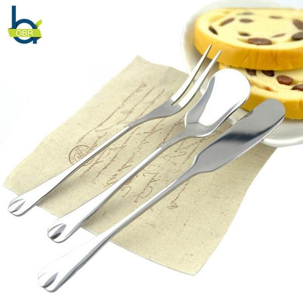 

dinnerware sets obr stainless steel butter knife jam spoon fruit fork cake cheese cream dessert spreaders flatware breakfast tool