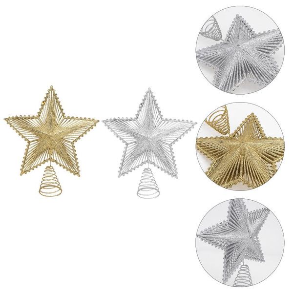 

christmas decorations 2pcs sparkling tree er hollow out star xmas decor party supplies