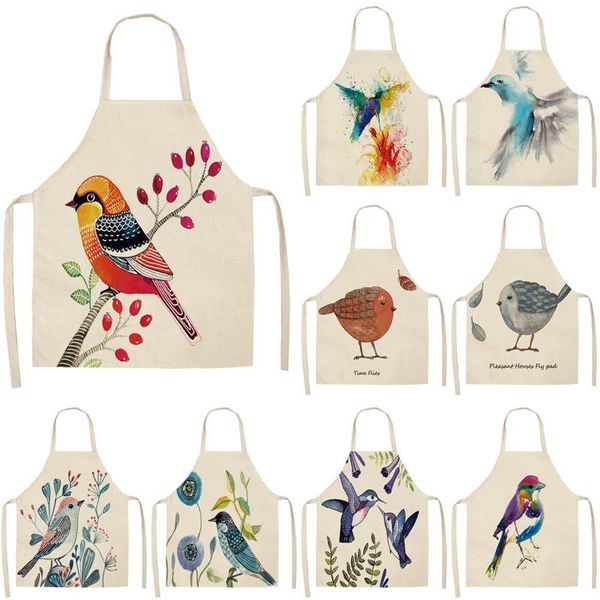 

aprons beautiful bird pattern kitchen apron women for woman kids