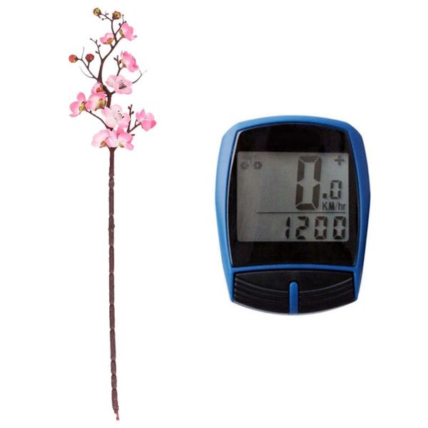 

decorative flowers & wreaths 1 pcs artificial plum blossom60 cm long lifelike blossom flower set wired bicycle code table