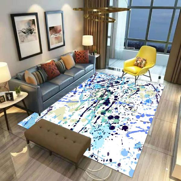 

carpets color graffiti fashion soft flannel 3d printed rugs mat anti-slip large rug carpet home decoration drop 03