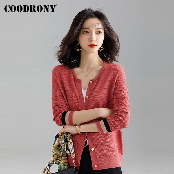 

women's knits & tees brand streetwear fashion female knitted o-neck sweaters spring autumn elegant casual thin cardigans w1392, White