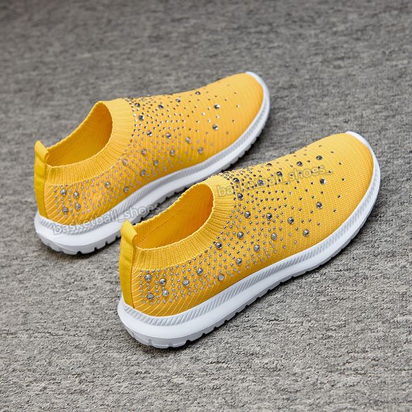 

low women shoes larges sizes rhinestones socks colors matching thick soled old couple shoe sports sneaker woman trainers sneakers 35-434, Black