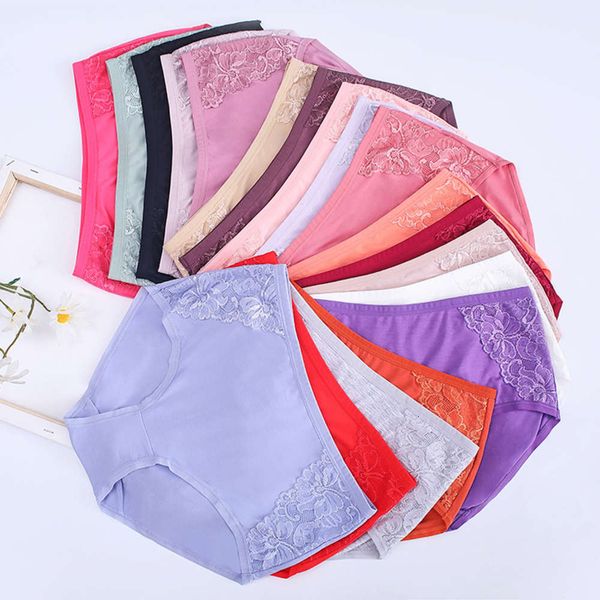 

women's underwear comfortable belly closing high waist modal girls' briefs young women's bottoms, Black;pink