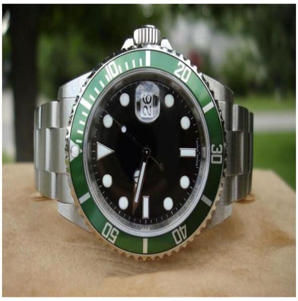 

lotus_flower antique men's watches bp factory 40mm vintage mens automatic watch men alloy bezel 16610 steel date 50th anniversary 16610, Slivery;brown