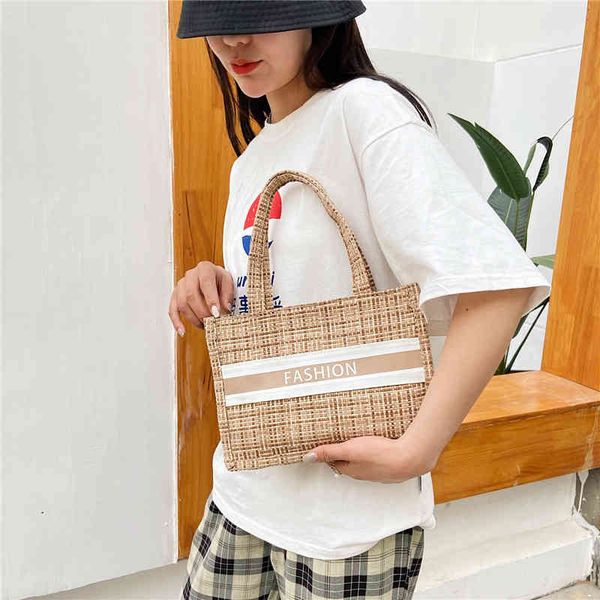 

2022 factory wholesale new handbag female korean version ins color blocking underarm bag urban simple shoulder bag