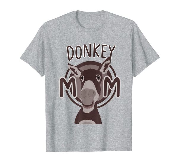 

womens donkey mom outfit clothes stuff lover gift girls t-shirt, White;black
