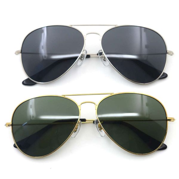 

highend accessories vintage pilot style sun glass for men and women trendy ray bun sunglass, Black