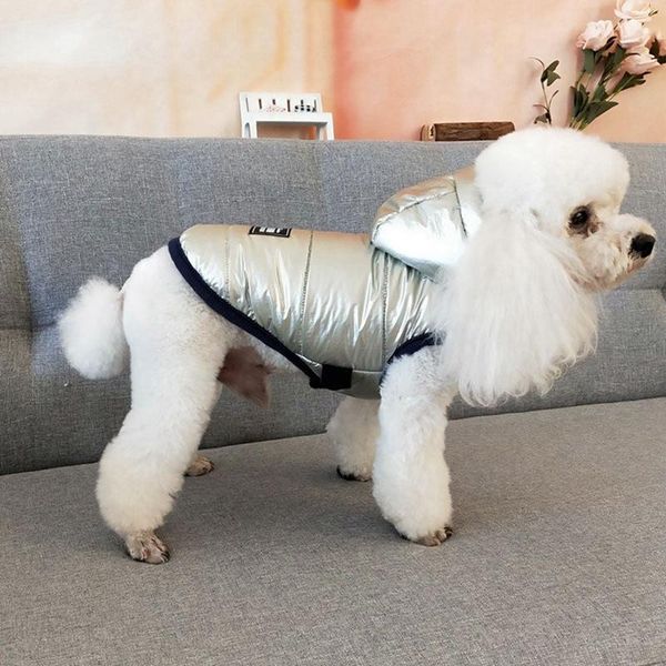 

dog apparel autumn winter thickening warm pet vest cute puppy hooded clothing coat dogs jackets for small medium costume