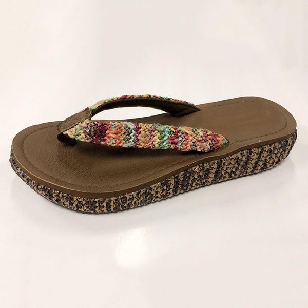 

dress shoes summer home women's slipper slanted heel non-slip flip-flops, Black