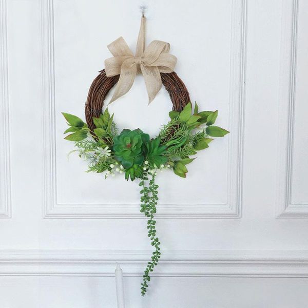

decorative flowers & wreaths artificial succulents home decor wreath sen series wedding and party door decoration wall arrangement