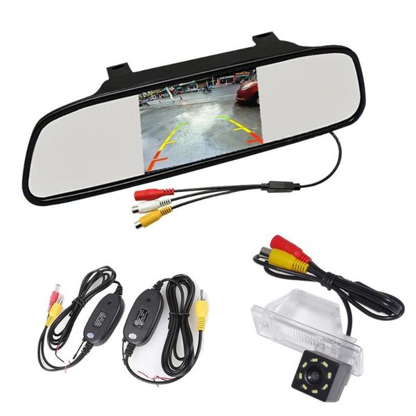 

car rear view cameras& parking sensors monitor +2.4g wireless ccd and led adjustable angle camera for sunny sentra 180 bluebird sylph