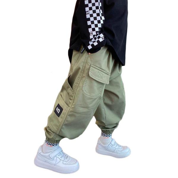 

trousers 2021 fashion boys pants cotton child casual clothes s for spring autumn wear size 4-12 t, Blue