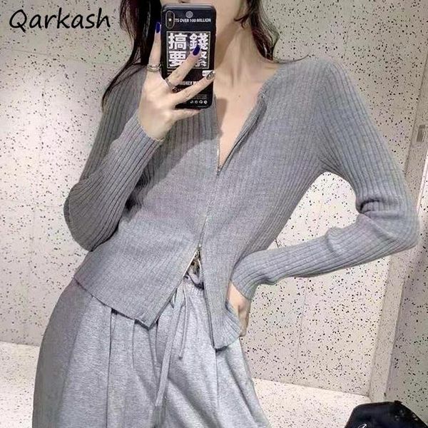 

women's jackets women outerwear slim long sleeve spring autumn warm elegant simple solid zippers trendy comfortable o-neck clothing sof, Black;brown