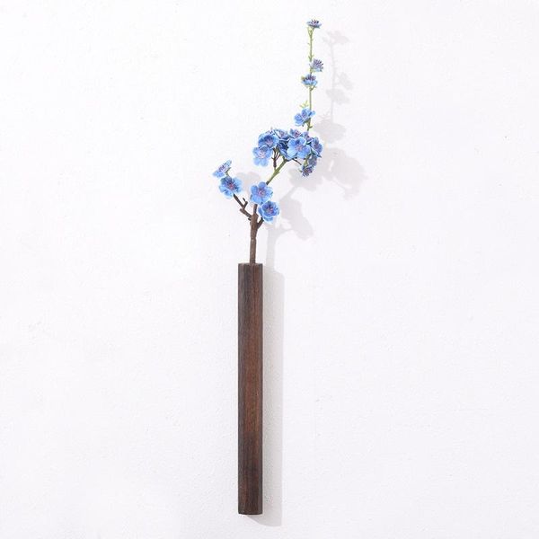 

vases nordic style creative wooden wall vase decoration modern luxury hydroponic living room flower arrangement ideas