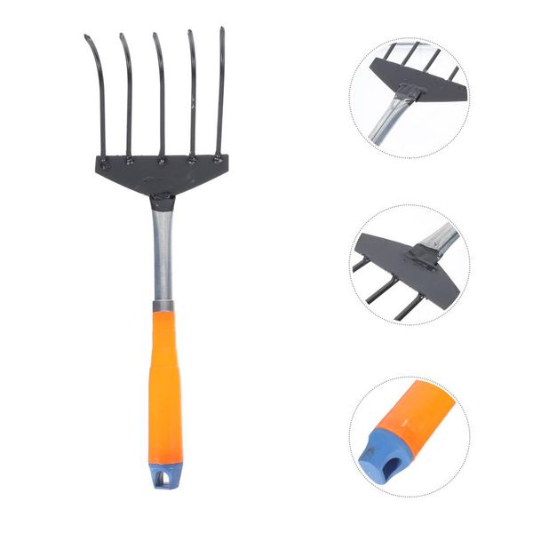 

planters & pots 2pcs useful garden rake seaside digging plowing random color