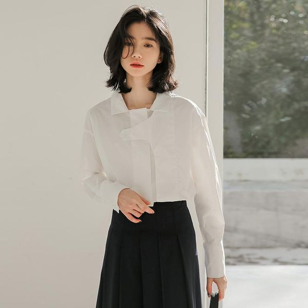 

women's blouses & shirts 2021 spring autumn women white loose female blusas