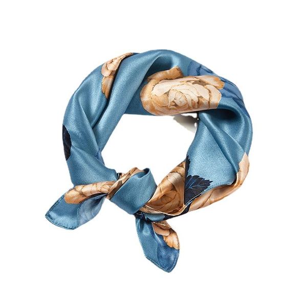 

scarves mulberry scarf sunscreen silk shawls wraps decorative for heair bags bufanda seda mujer cabello bolsa echarpe ete soie, Blue;gray