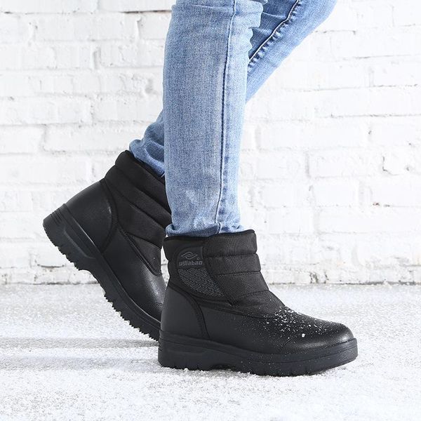 

boots 2021 outdoor snow women warm and velvet comfortable non-slip lightweight cotton winter shoes, Black