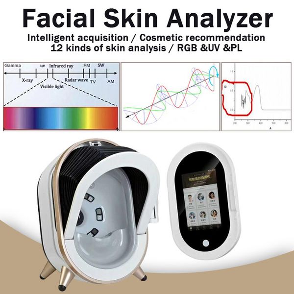 Altre apparecchiature di bellezza 2022 Digital Cloud Storage 3D Magic Mirror Testing Sistema di analisi facciale Macchina per l'analisi della pelle