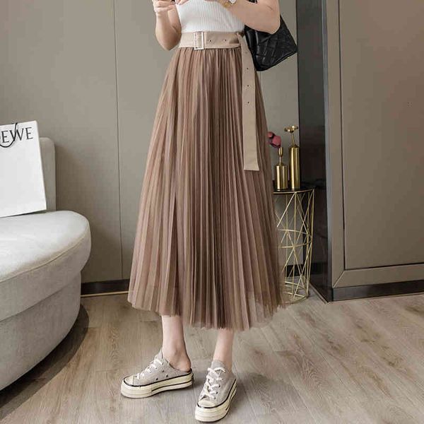 

women's shorts korean belt high-waisted elegant woman knitted skirts plied the middle line of calf skirt mujer fallacies 2qu9, White;black
