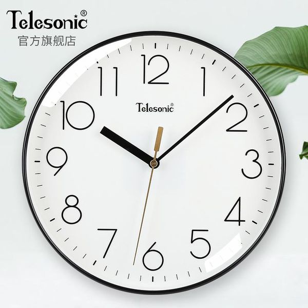 

wall clocks hanging digital clock elegant bedroom living room modern design reloj cocina pared nordic ea60wc
