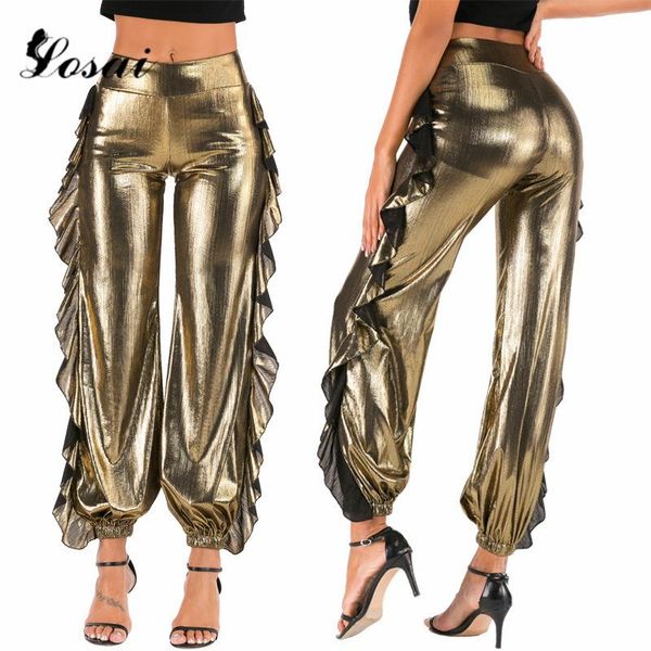 

women's pants & capris 2021 cargo women europe loose casual sport joggers high waist streetwear sweatpants plus size, Black;white