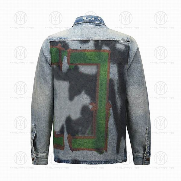 

30% off designers mens womens denim jackets men s casual autumn winter coats brands fashion luxe mans jacket stylist luxurys outwear clothes, Black;brown