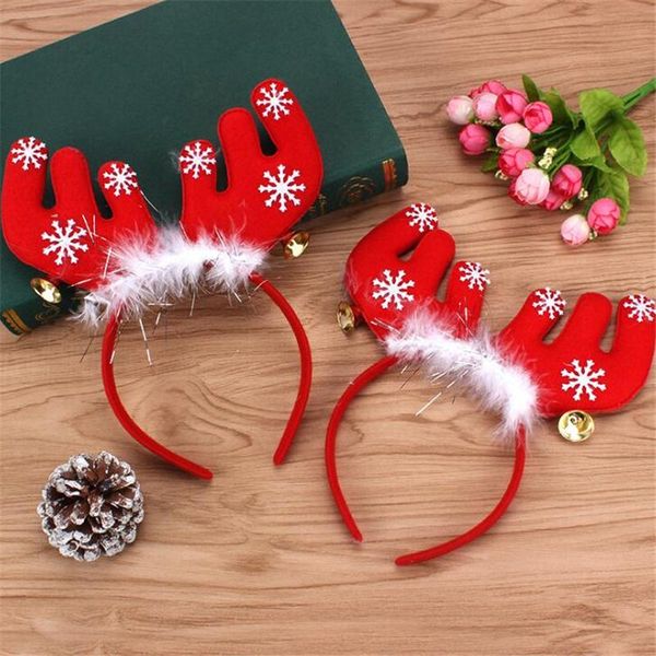 

christmas decorations headwear kids headbands reindeer ornaments party cosplay santa tree elk antlers headband