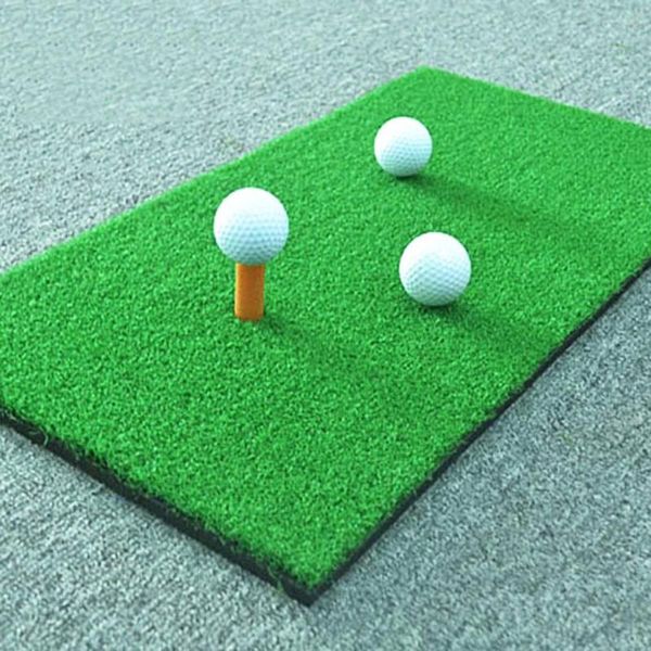 

golf training aids lumiparty portable lawn mat indoor residential hitting pad practice with rubber tee holder