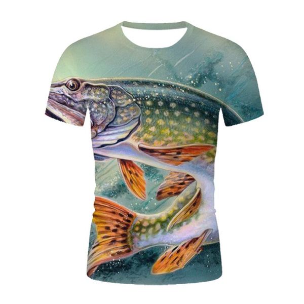 

men's t-shirts ocean fish pattern printing t shirt for men streetwear harajuku 3d t-shirt man banana graphic oversized, White;black
