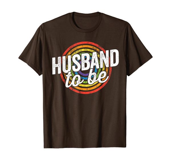 

husband to be gay wedding same pride bachelor party t-shirt, White;black