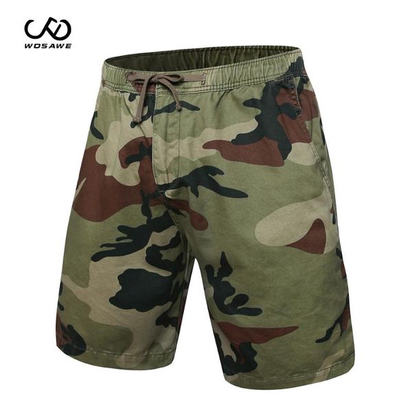 

running shorts wosawe men's cargo loose camouflage straight sports casual five-point pants for summer ourdoor hiking, Black;blue